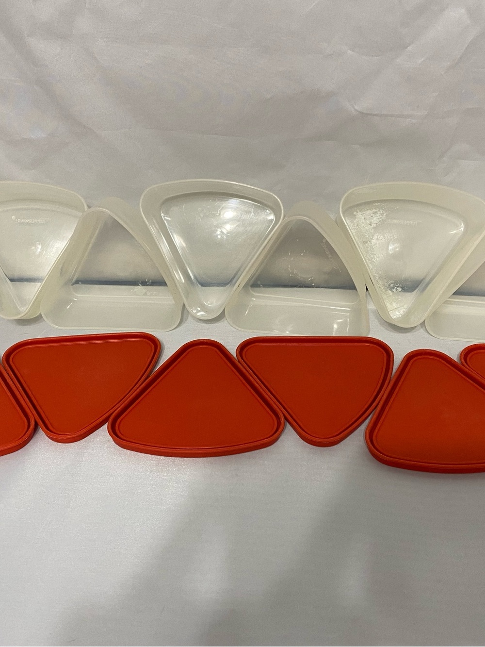 Tupperware Red 6-Segment Rotating Food Storage Carousel - Picture 12 of 16